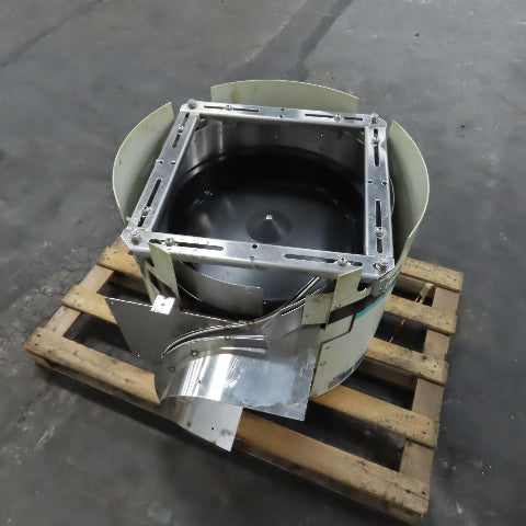 Hoppmann FR/20 1/4HP Centrifugal Bowl Feeder 90VDC 22-1/4" ID Tested