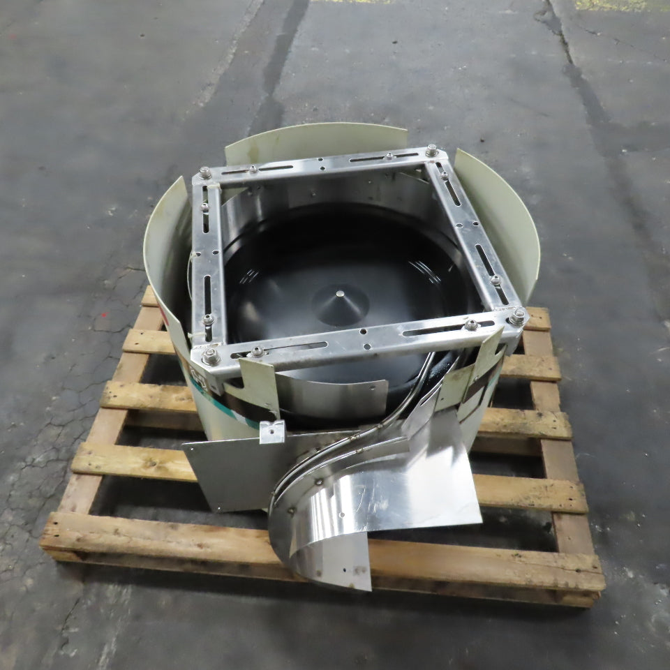 Hoppmann FR/20 1/4HP Centrifugal Bowl Feeder 90VDC 22-1/4" ID Tested