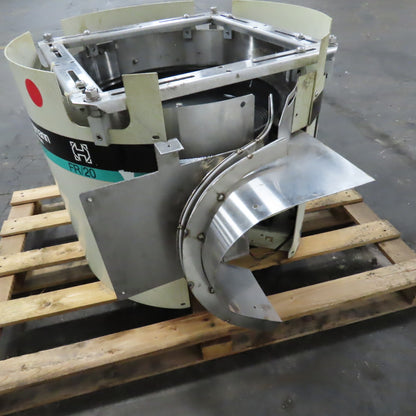 Hoppmann FR/20 1/4HP Centrifugal Bowl Feeder 90VDC 22-1/4" ID Tested