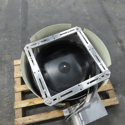 Hoppmann FR/20 1/4HP Centrifugal Bowl Feeder 90VDC 22-1/4" ID Tested