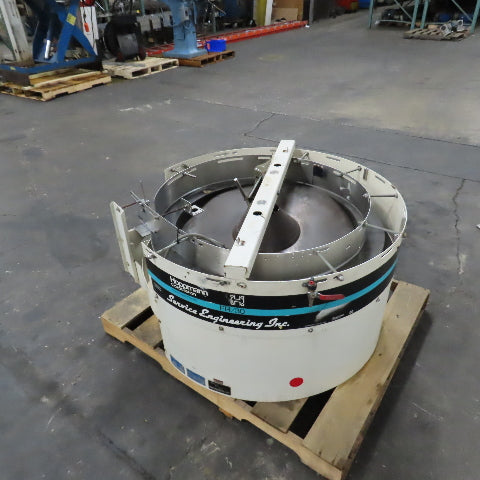 Hoppmann FR/30 1/8HP Centrifugal Bowl Feeder (DC Motor) 30" ID Tested