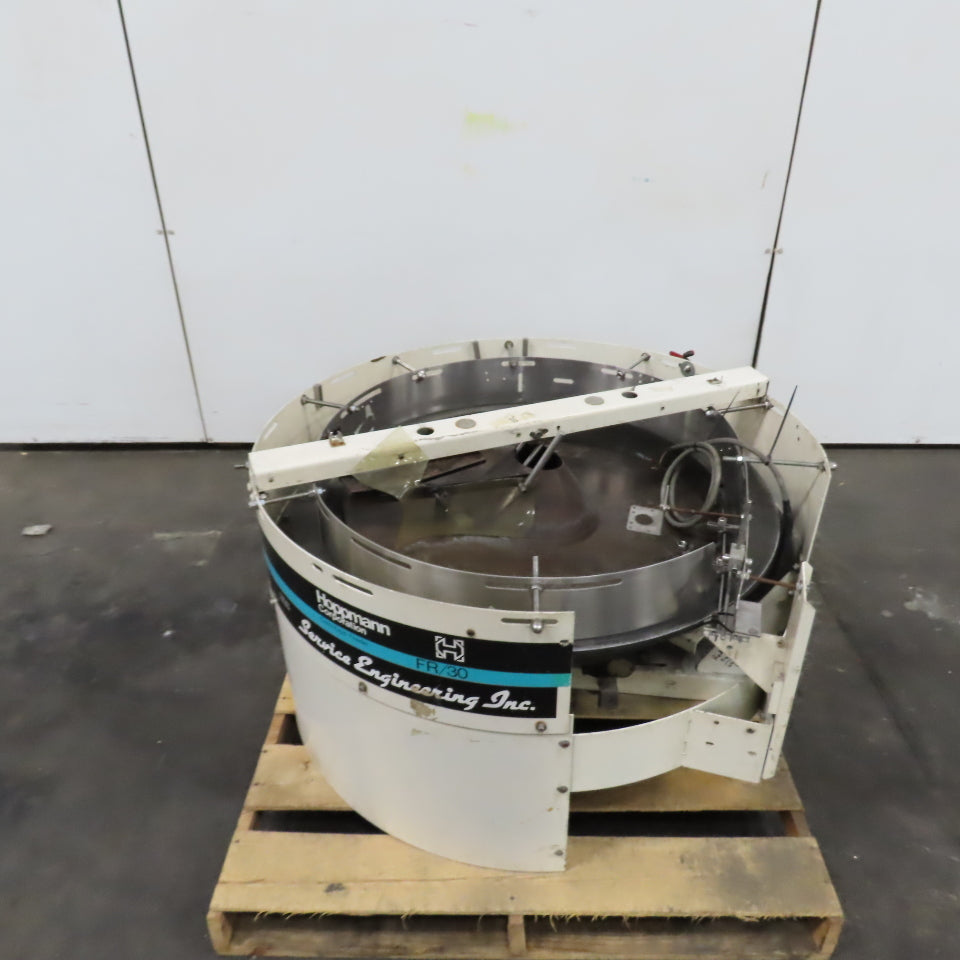 Hoppmann FR/30 1/8HP Centrifugal Bowl Feeder (DC Motor) 30" ID Tested