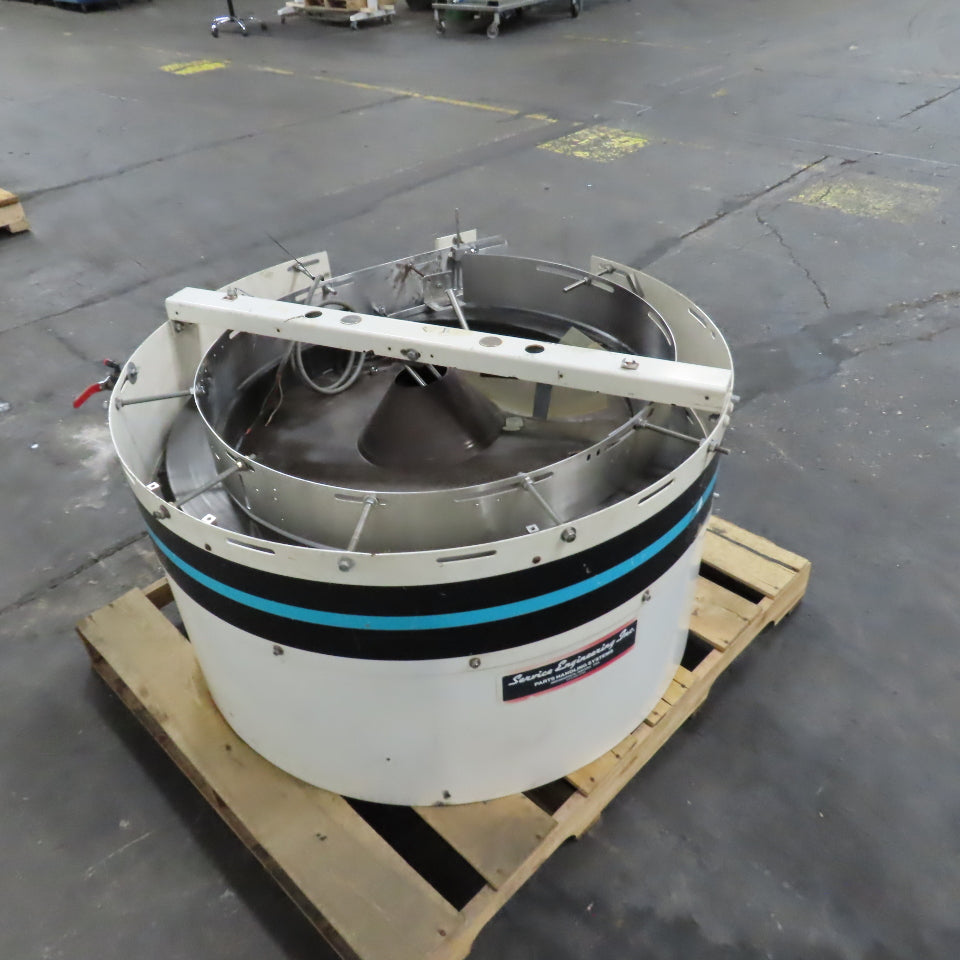 Hoppmann FR/30 1/8HP Centrifugal Bowl Feeder (DC Motor) 30" ID Tested