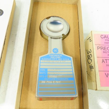 Continental Disk ULTRX 1" Rupture Disk 316-HC-316 380 PSIG @ 72°F 239683