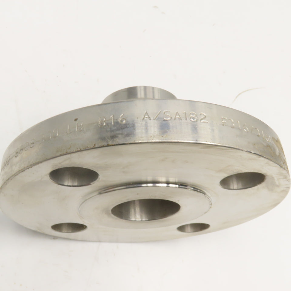 JMD-Viraj A/SA182 F316/316L 1-1/2" Stainless Steel Butt Weld Pipe Flange 300#