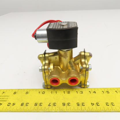 Asco EF8316G056 Redhat 3/8" NPT Water Air Inert Gas Solenoid Valve 120V