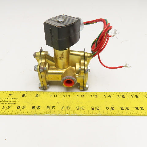 Asco EF8316G056 Redhat 3/8" NPT Water Air Inert Gas Solenoid Valve 120V