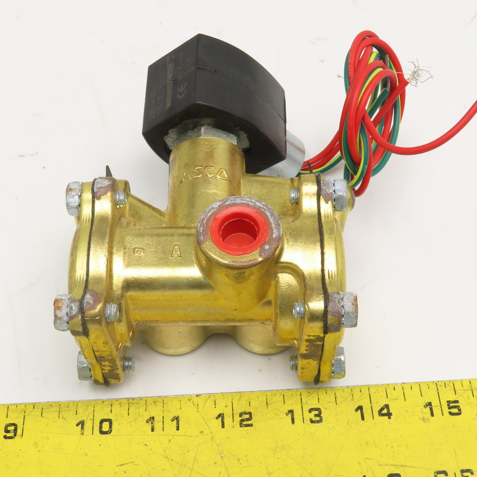 Asco EF8316G056 Redhat 3/8" NPT Water Air Inert Gas Solenoid Valve 120V