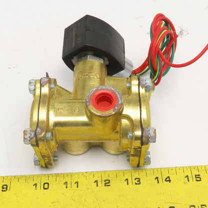Asco EF8316G056 Redhat 3/8" NPT Water Air Inert Gas Solenoid Valve 120V