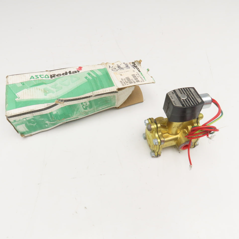Asco EF8316G056 Redhat 3/8" NPT Water Air Inert Gas Solenoid Valve 120V