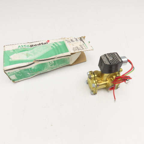 Asco EF8316G056 Redhat 3/8" NPT Water Air Inert Gas Solenoid Valve 120V
