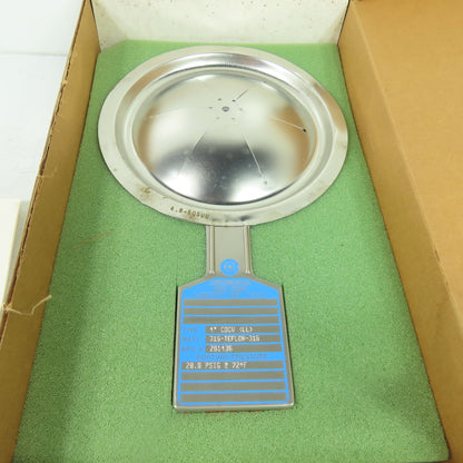 Continental Disk CDCV (LL) 4" Rupture Disk 316-TEFLON-316 20.8 PSIG @72°F 281436