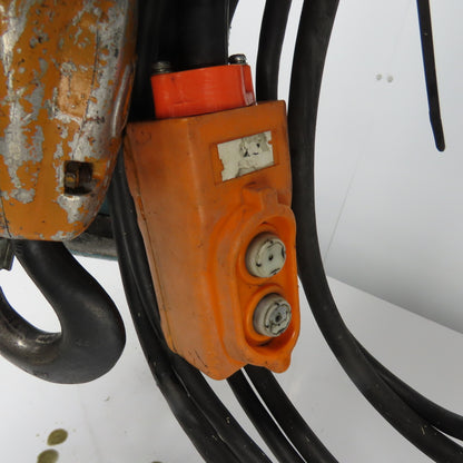 CM Lodestar Model H 1 Ton 2000LB Electric Chain Hoist 10' Lift 8FPM 115V 1Ph
