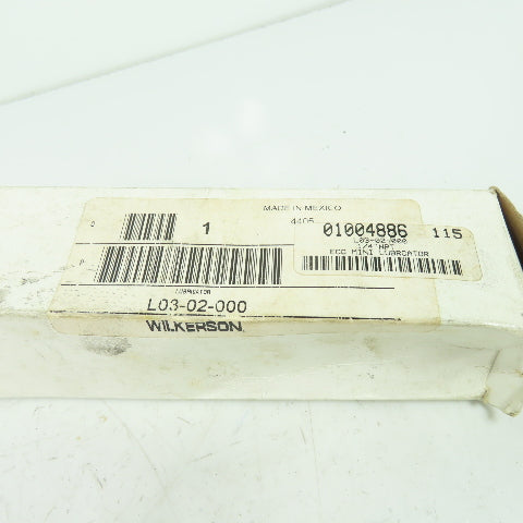 Wilkerson L03-02-000 Pneumatic Compressed Air Lubricator 150PSI