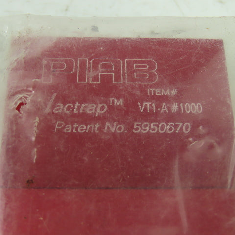 Piab VT1-A #1000 Vactrap Check Valve NEW