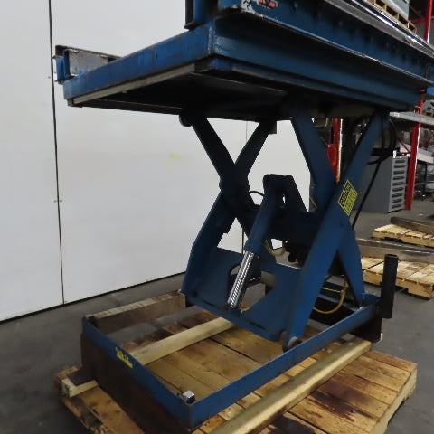 Vestil EHLT3648-2-36 2000LB Electric Scissor Lift Table 115V 1PH Rollers & Winch