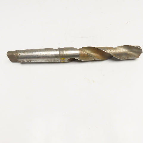 Morse 1-47/64 Diameter 2 Flute Twist Drill MT5 Shank 16-1/4" OAL