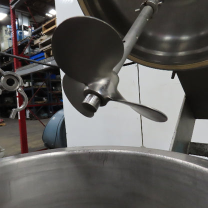 Groen 10 Gallon Stainless Mixing Tilting Kettle W/ Agitator & Pump 3PH 480V