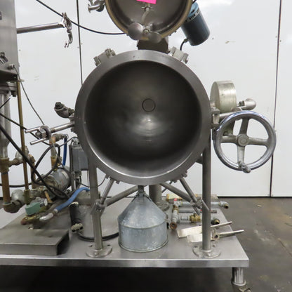 Groen 10 Gallon Stainless Mixing Tilting Kettle W/ Agitator & Pump 3PH 480V