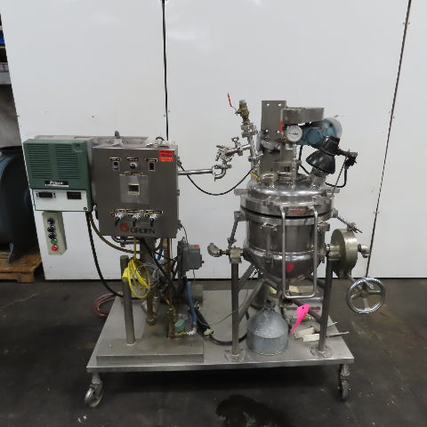 Groen 10 Gallon Stainless Mixing Tilting Kettle W/ Agitator & Pump 3PH 480V