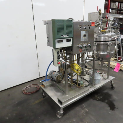 Groen 10 Gallon Stainless Mixing Tilting Kettle W/ Agitator & Pump 3PH 480V