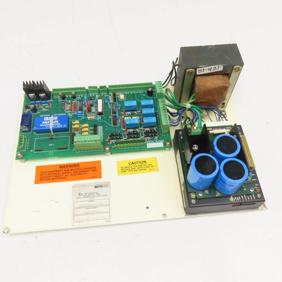 Motoman 44070A200 130966-1 Robotic Welder Control Assembly PMI 0088060-019