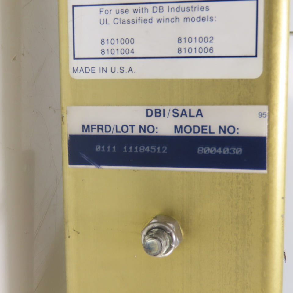DBI/SALA 8004030 Davit Arm Assembly
