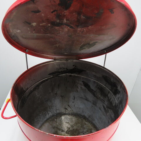 Justrite RM-8280 21-Gallon Oily Waste Can Hands Free Self Close