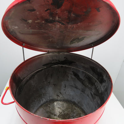 Justrite RM-8280 21-Gallon Oily Waste Can Hands Free Self Close