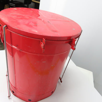 Justrite RM-8280 21-Gallon Oily Waste Can Hands Free Self Close