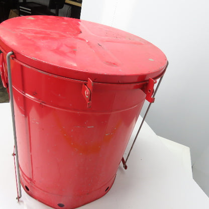 Justrite RM-8280 21-Gallon Oily Waste Can Hands Free Self Close