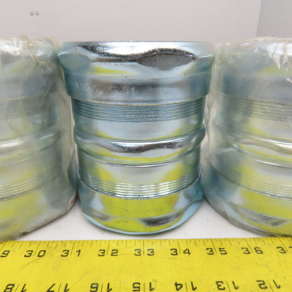 Steel City 3-1/2" Q1 EMT Compression Coupling Conduit Fitting Lot Of 4