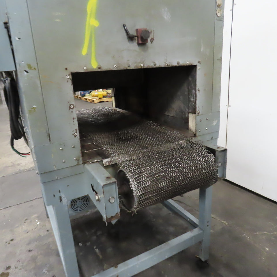 Shanklin T-7XL 22" W x 8-1/2" H Pass Thru Heat Shrink Tunnel 230V 3PH 0-92FPM