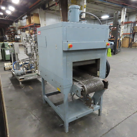 Shanklin T-7XL 22" W x 8-1/2" H Pass Thru Heat Shrink Tunnel 230V 3PH 0-92FPM