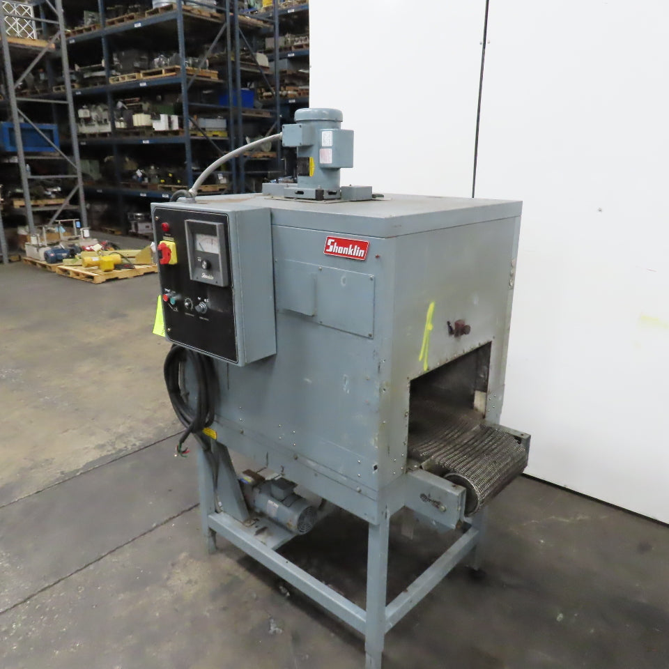 Shanklin T-7XL 22" W x 8-1/2" H Pass Thru Heat Shrink Tunnel 230V 3PH 0-92FPM
