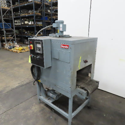 Shanklin T-7XL 22" W x 8-1/2" H Pass Thru Heat Shrink Tunnel 230V 3PH 0-92FPM