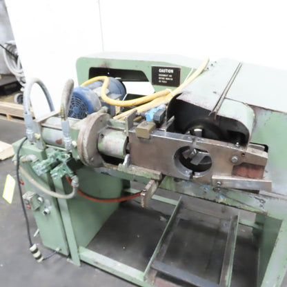 Teledyne Pines M-94564 4" Tube End Finishing Machine 230V 3PH Needs PLC Repair