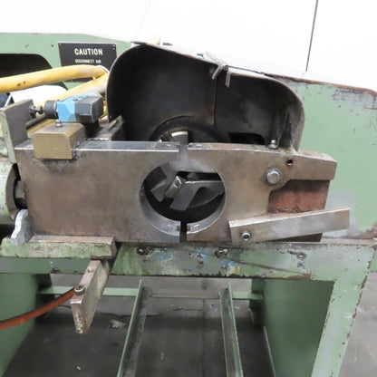 Teledyne Pines M-94564 4" Tube End Finishing Machine 230V 3PH Needs PLC Repair