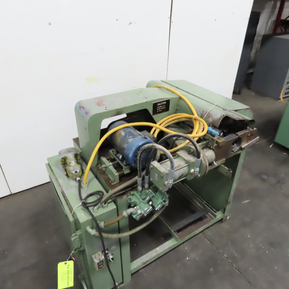 Teledyne Pines M-94564 4" Tube End Finishing Machine 230V 3PH Needs PLC Repair