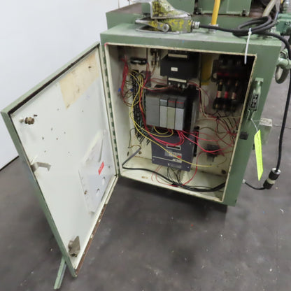 Teledyne Pines M-94564 4" Tube End Finishing Machine 230V 3PH Needs PLC Repair