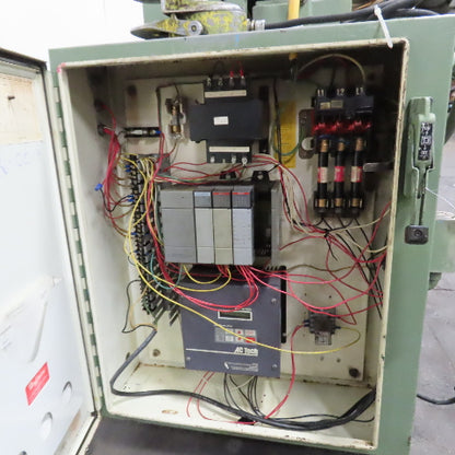 Teledyne Pines M-94564 4" Tube End Finishing Machine 230V 3PH Needs PLC Repair