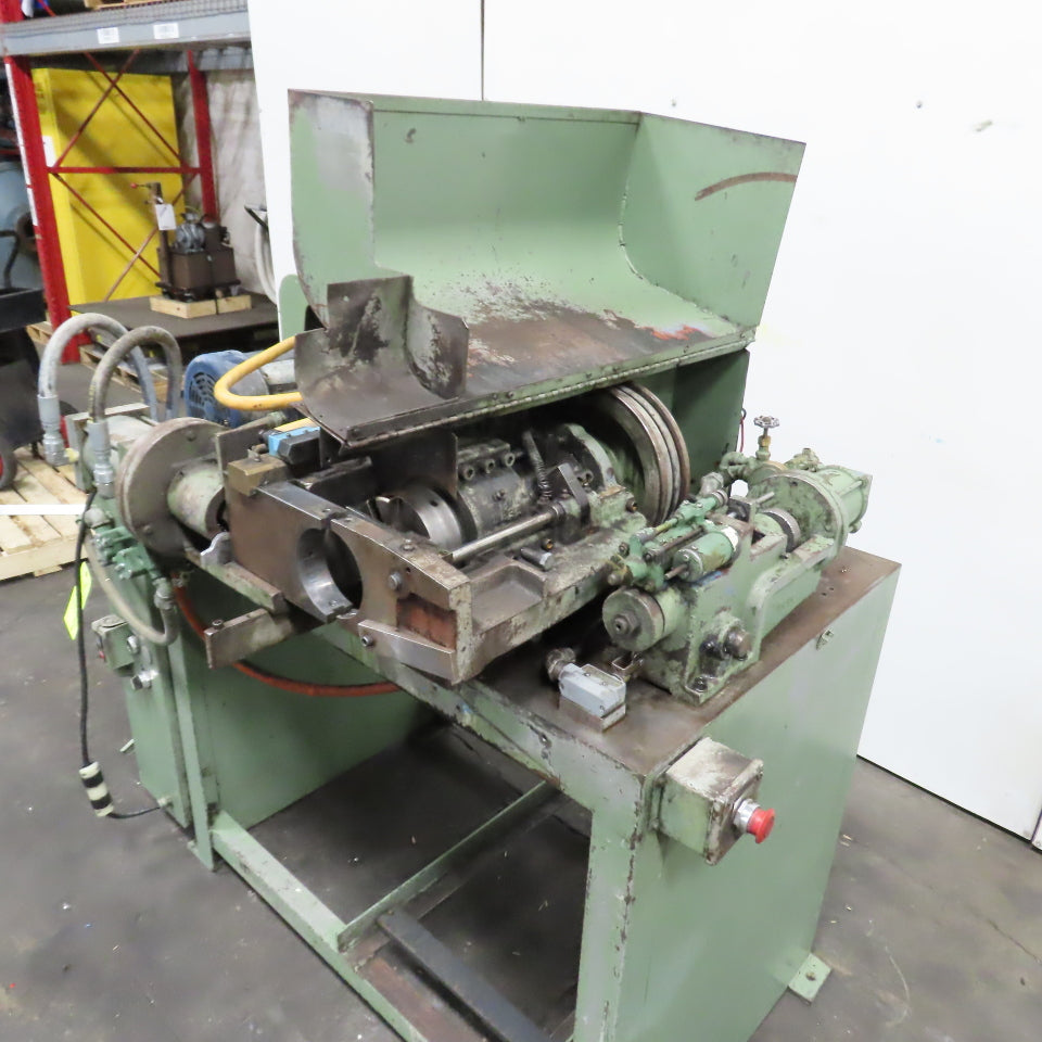 Teledyne Pines M-94564 4" Tube End Finishing Machine 230V 3PH Needs PLC Repair