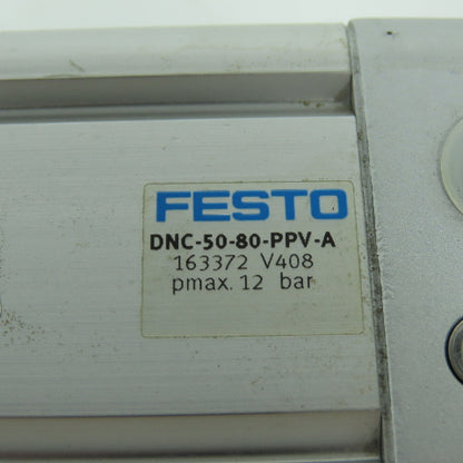 Festo DNC-50-80-PPV-A Double Acting Air Cylinder 50mm Bore 80mm Stroke 20mm Rod