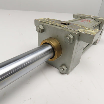 Milwaukee B-6653 2-1/2" Bore 3-1/2" Stroke Double Rod Air Cylinder 1" x 5/8" Rod