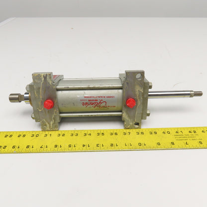 Milwaukee B-6653 2-1/2" Bore 3-1/2" Stroke Double Rod Air Cylinder 1" x 5/8" Rod