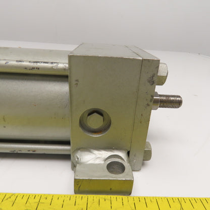 Milwaukee B-6653 2-1/2" Bore 3-1/2" Stroke Double Rod Air Cylinder 1" x 5/8" Rod
