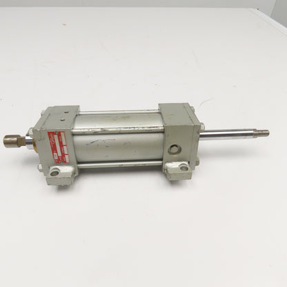 Milwaukee B-6653 2-1/2" Bore 3-1/2" Stroke Double Rod Air Cylinder 1" x 5/8" Rod