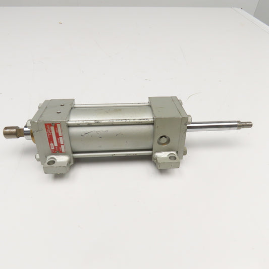 Milwaukee B-6653 2-1/2" Bore 3-1/2" Stroke Double Rod Air Cylinder 1" x 5/8" Rod