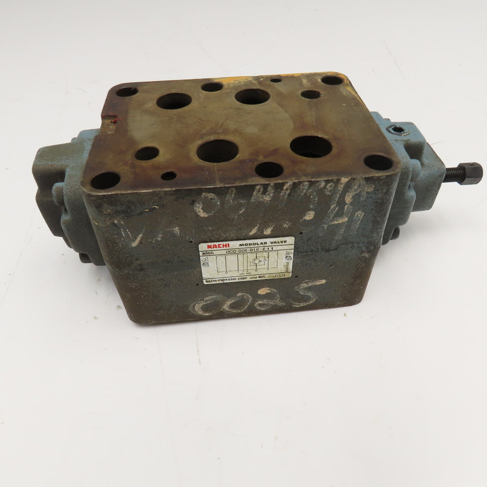 Nachi OCQ-G06-B1C-E11 Counterbalance Modular Hydraulic Valve