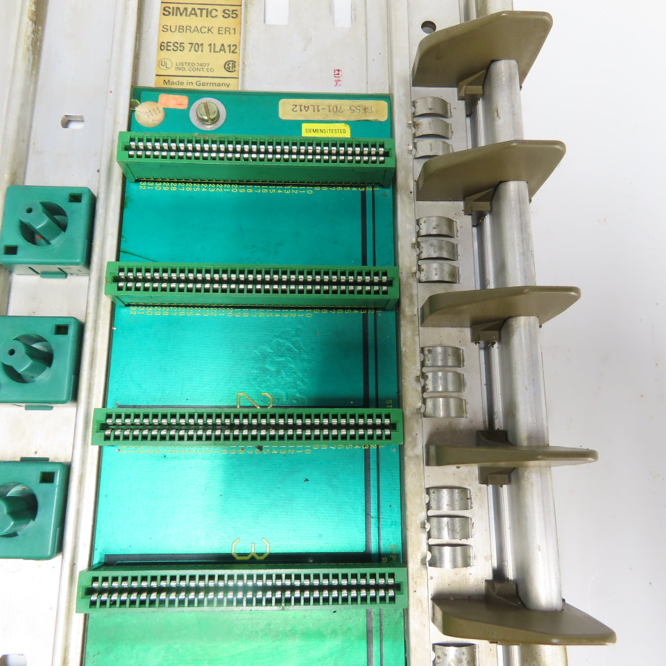 Siemens 6ES5 701 1LA12 Simatic S5 Subrack ER1 Expansion Rack
